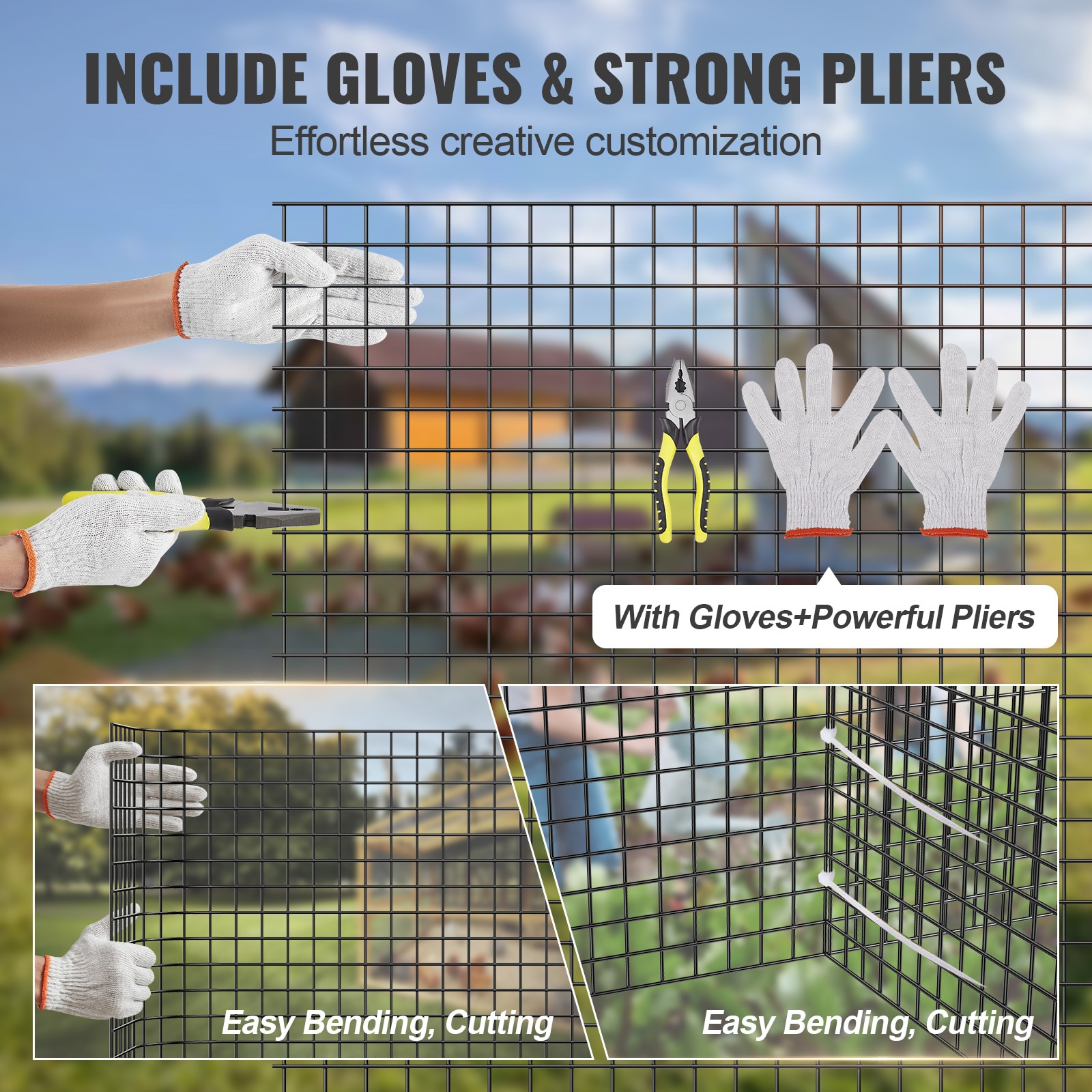 Galvanized Wire Mesh For Chicken Coop And Garden Fencing Roll_voghion.com